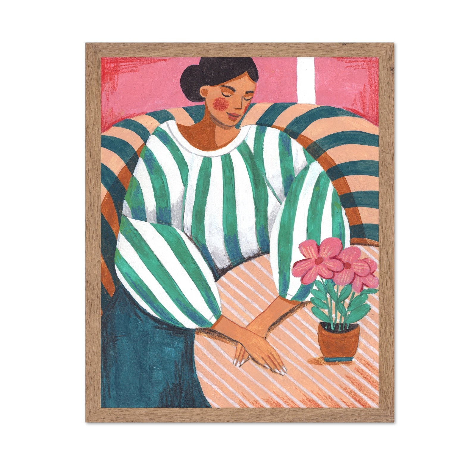 Striped Woman Portrait No2
