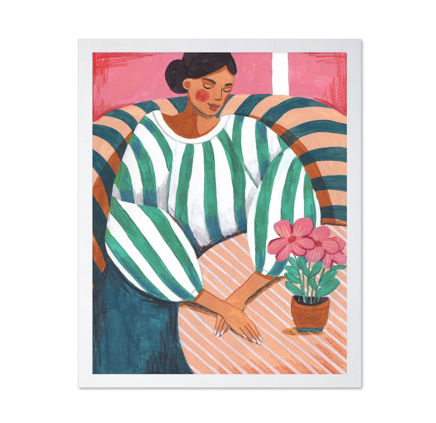 Striped Woman Portrait No2