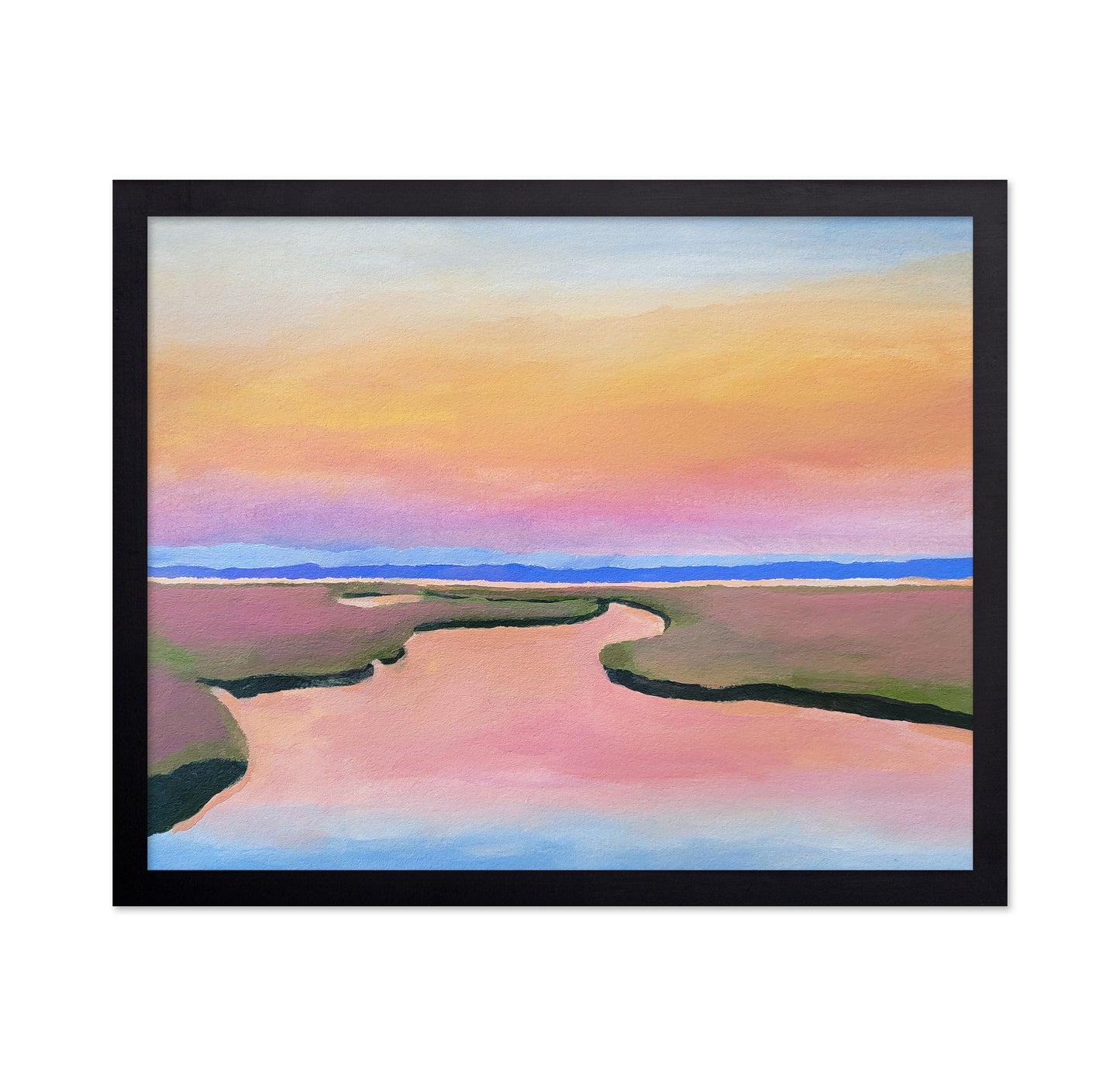 Pastel River Bend