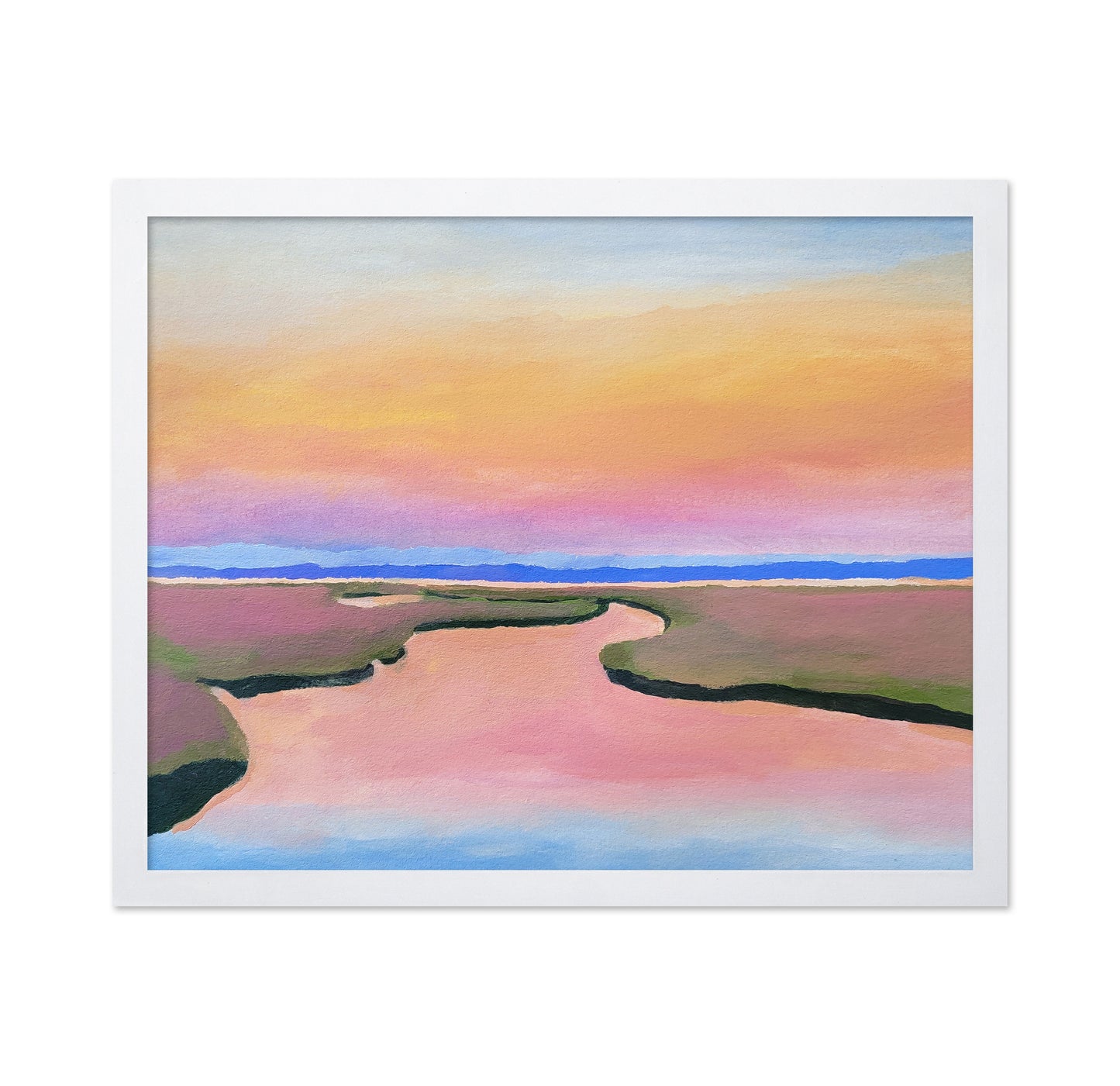 Pastel River Bend