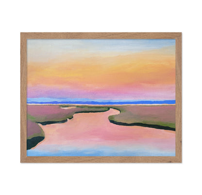 Pastel River Bend