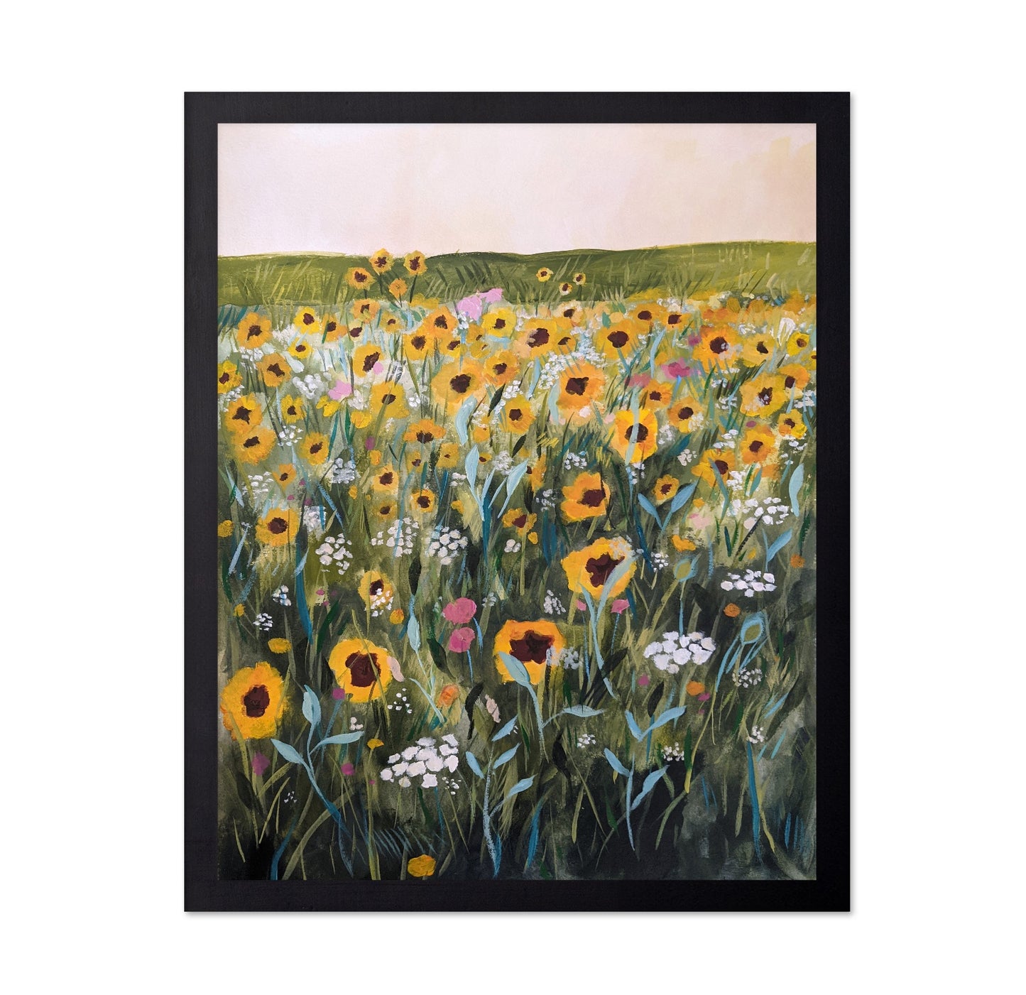 Golden Wildflower Field