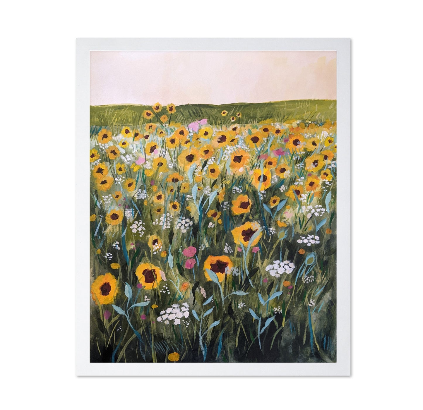 Golden Wildflower Field