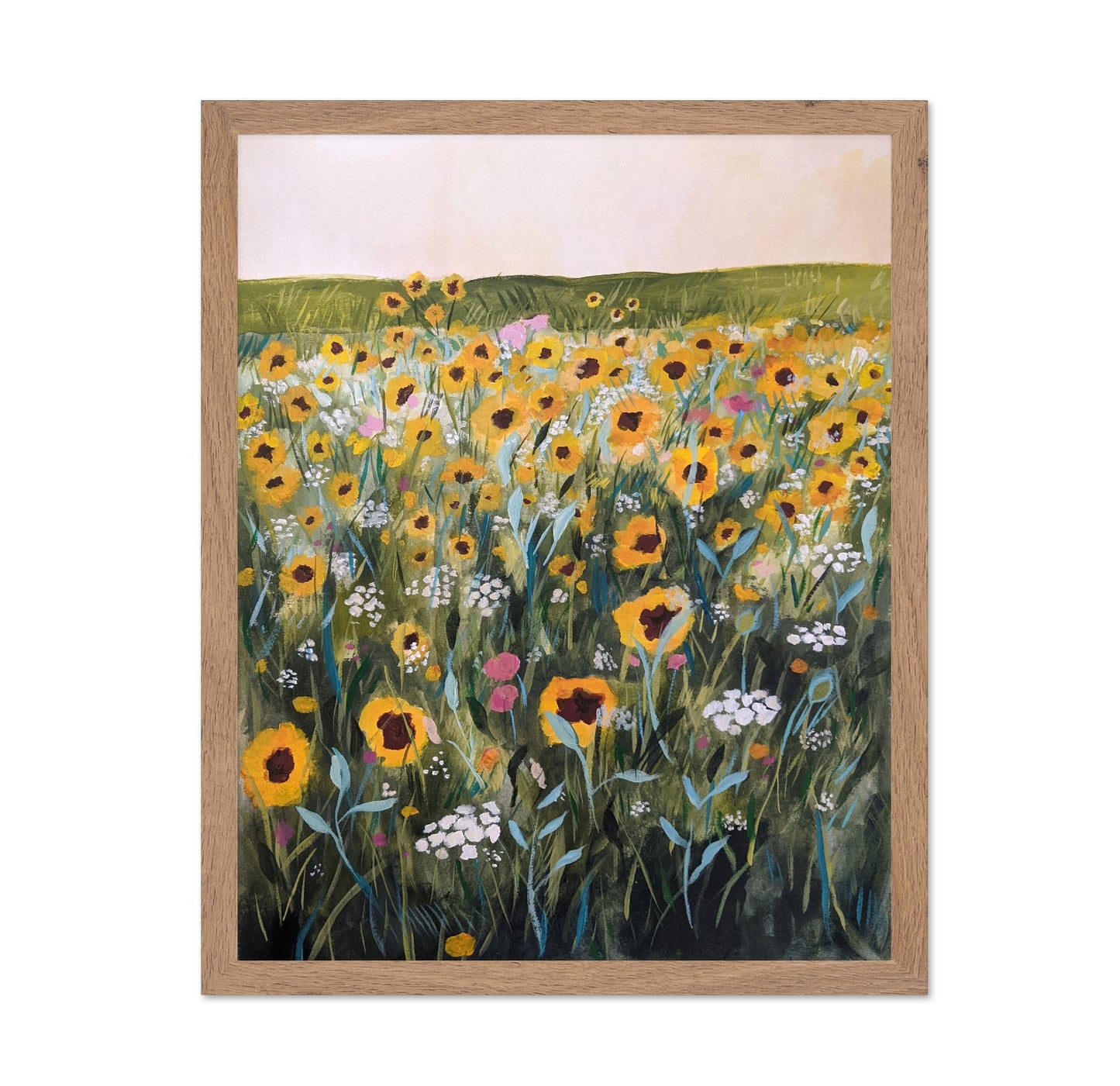 Golden Wildflower Field