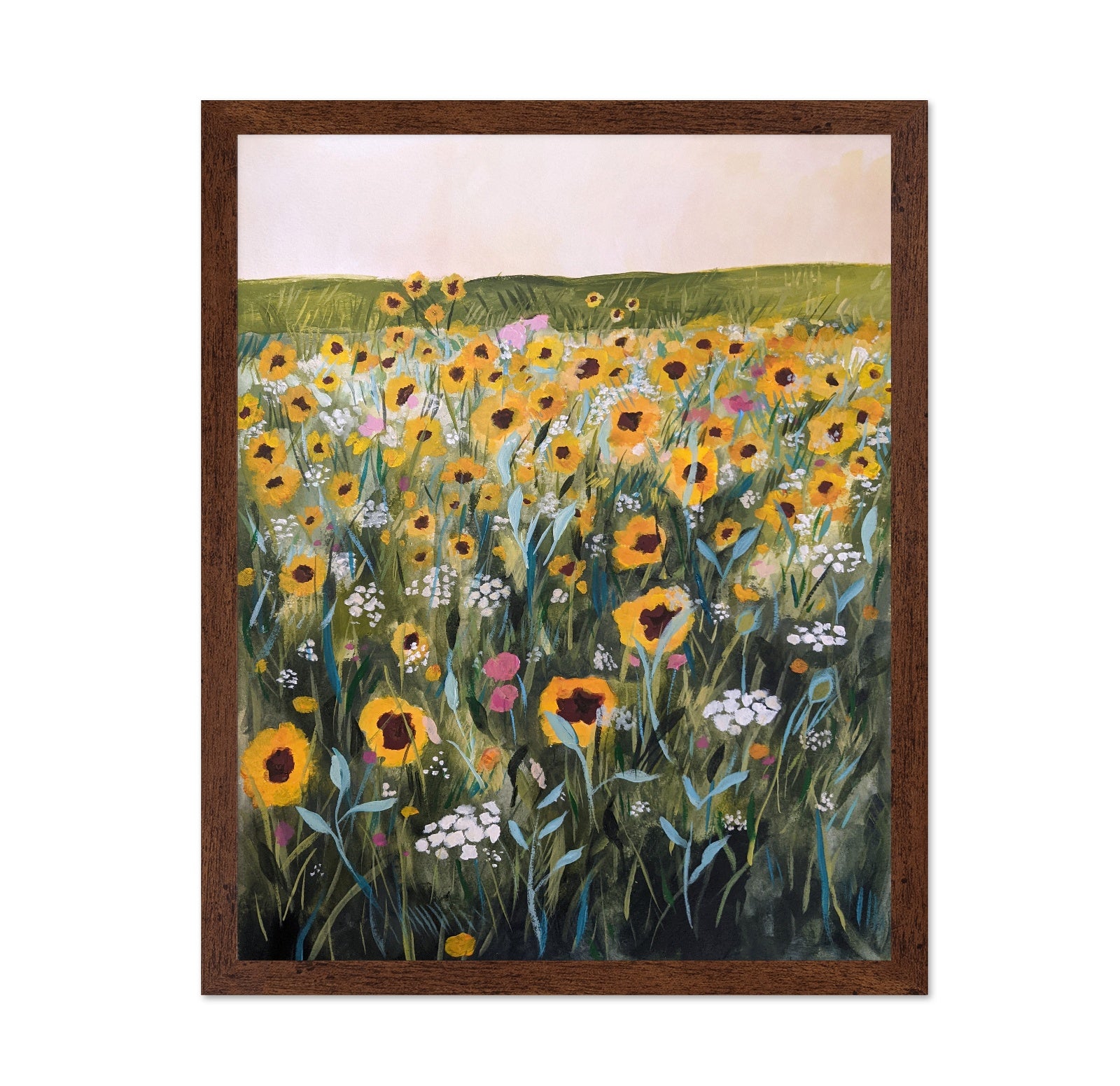 Golden Wildflower Field