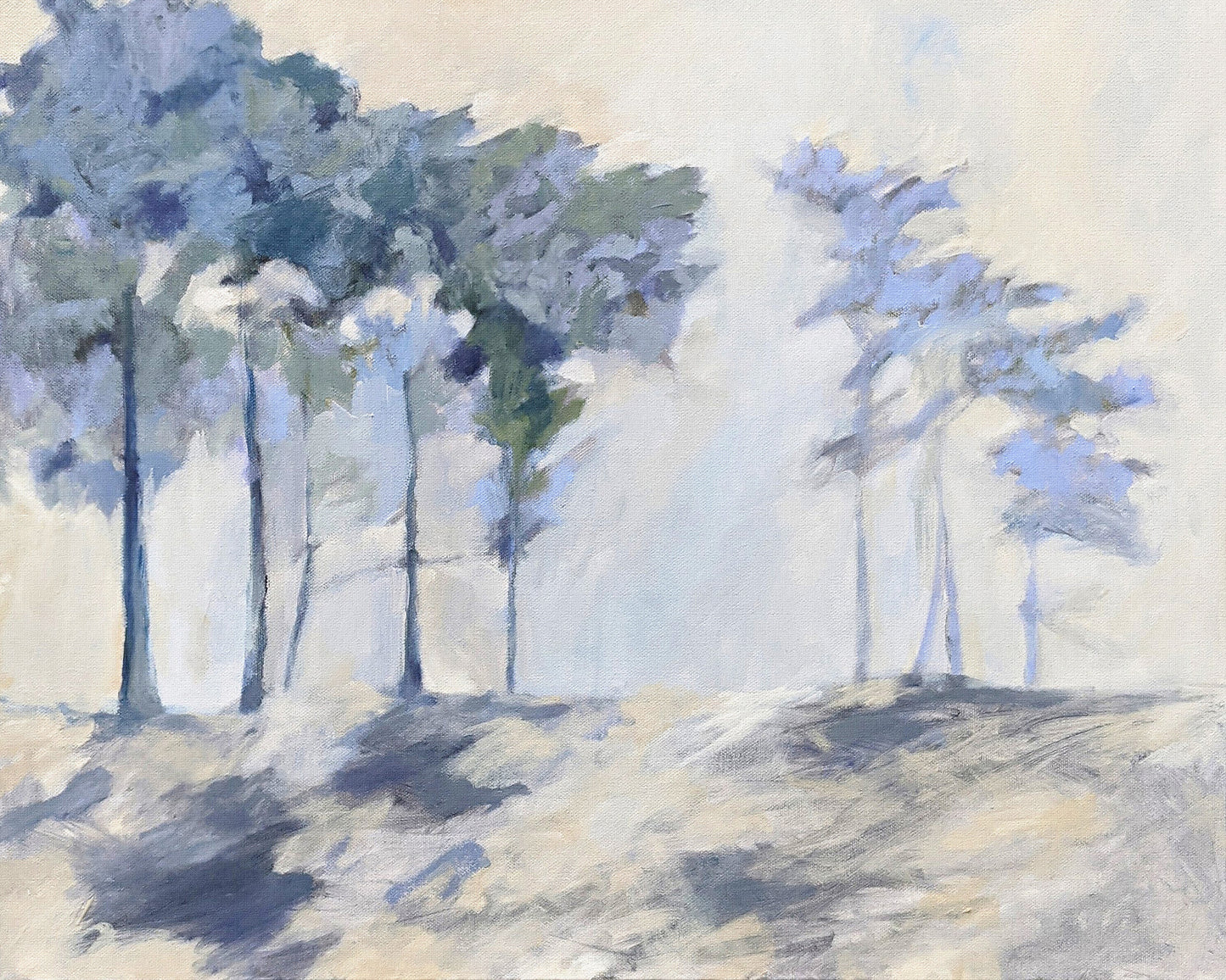 Misty Forest Trees No2