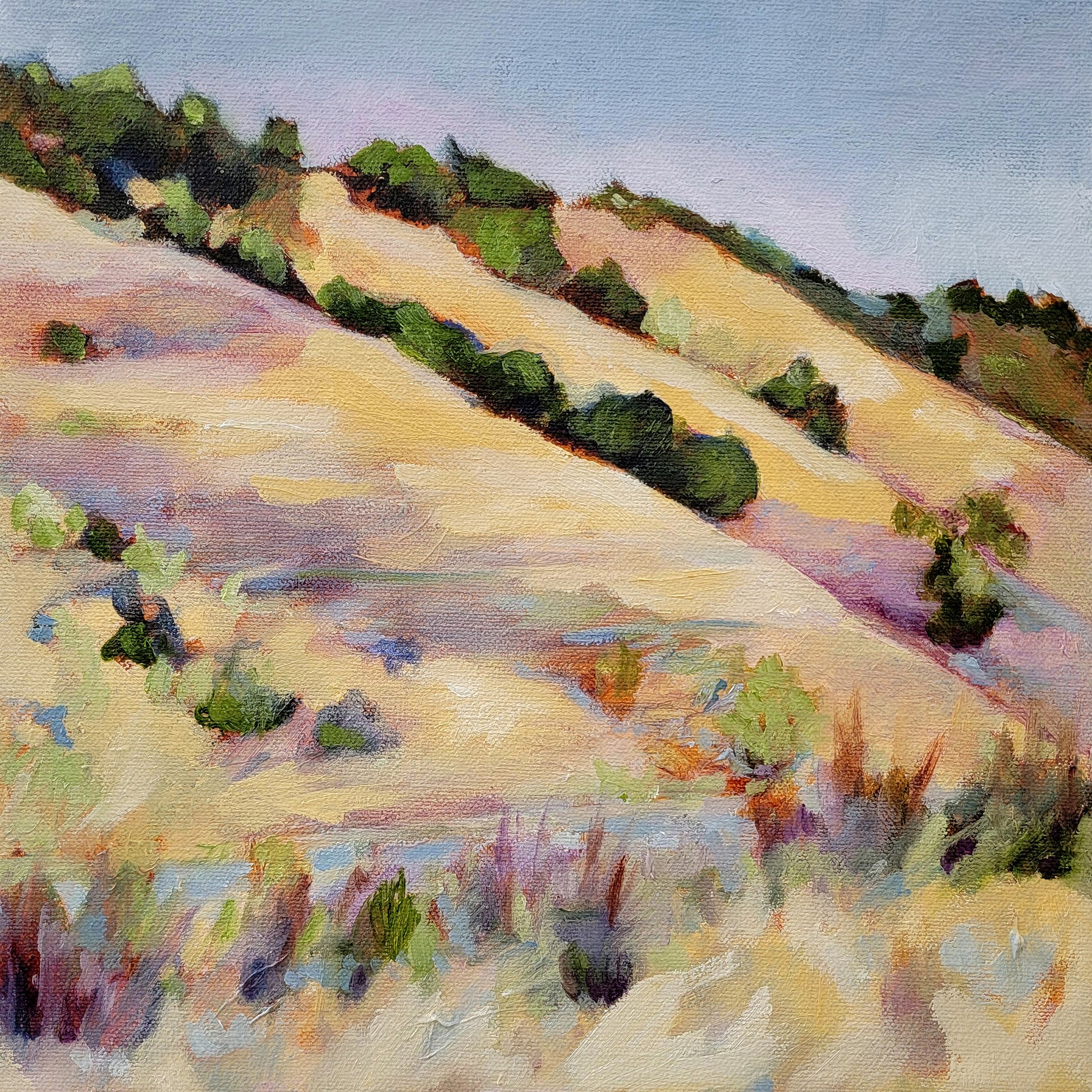 Golden Hillside Landscape