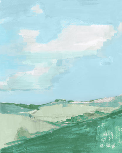 Soft Blue Landscape