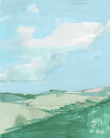 Soft Blue Landscape