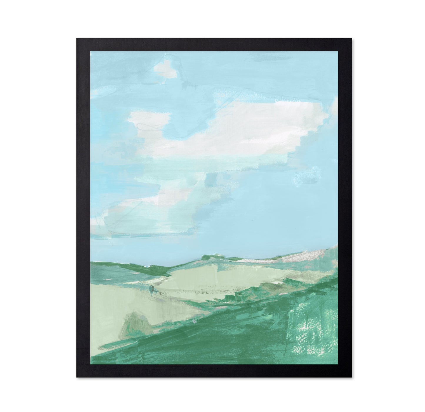 Soft Blue Landscape