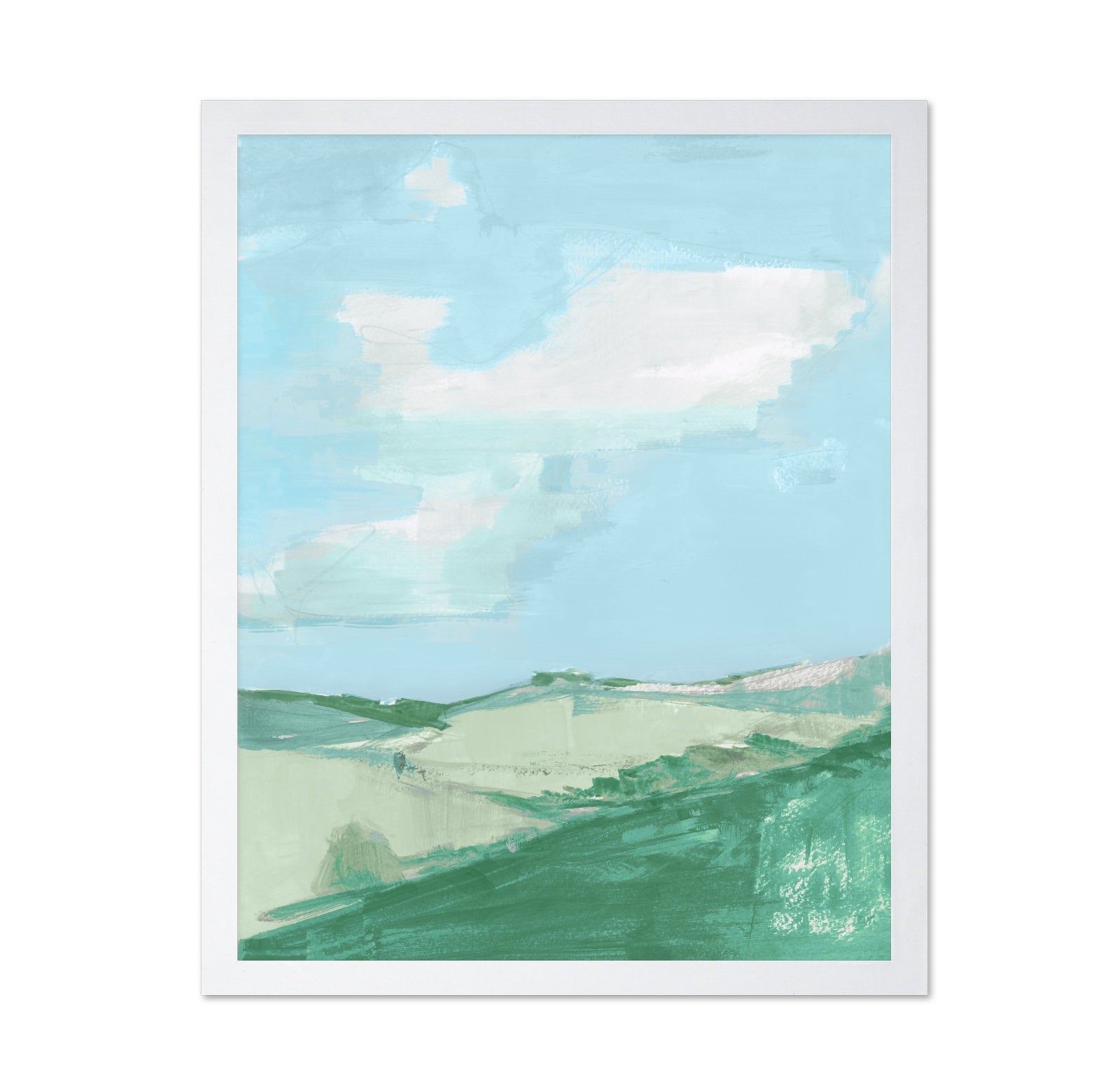 Soft Blue Landscape