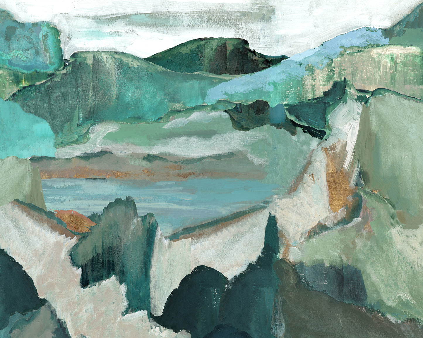 Abstract Coastal Landscape