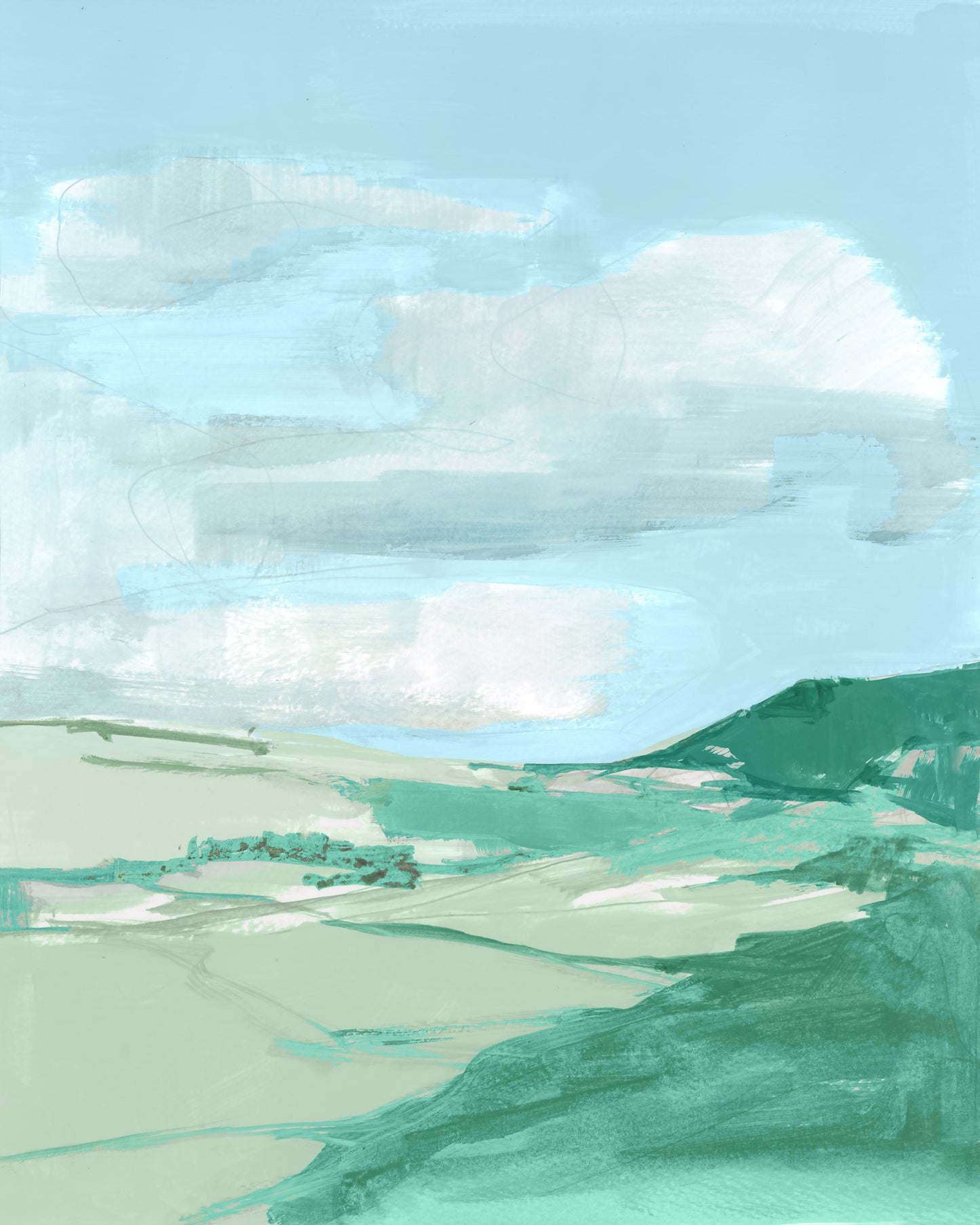 Serene Green Landscape