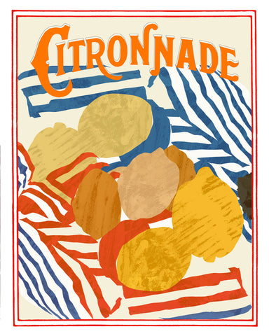Vintage Citronnade Poster