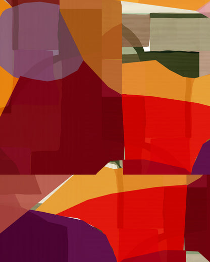 Bold Abstract Layers No2