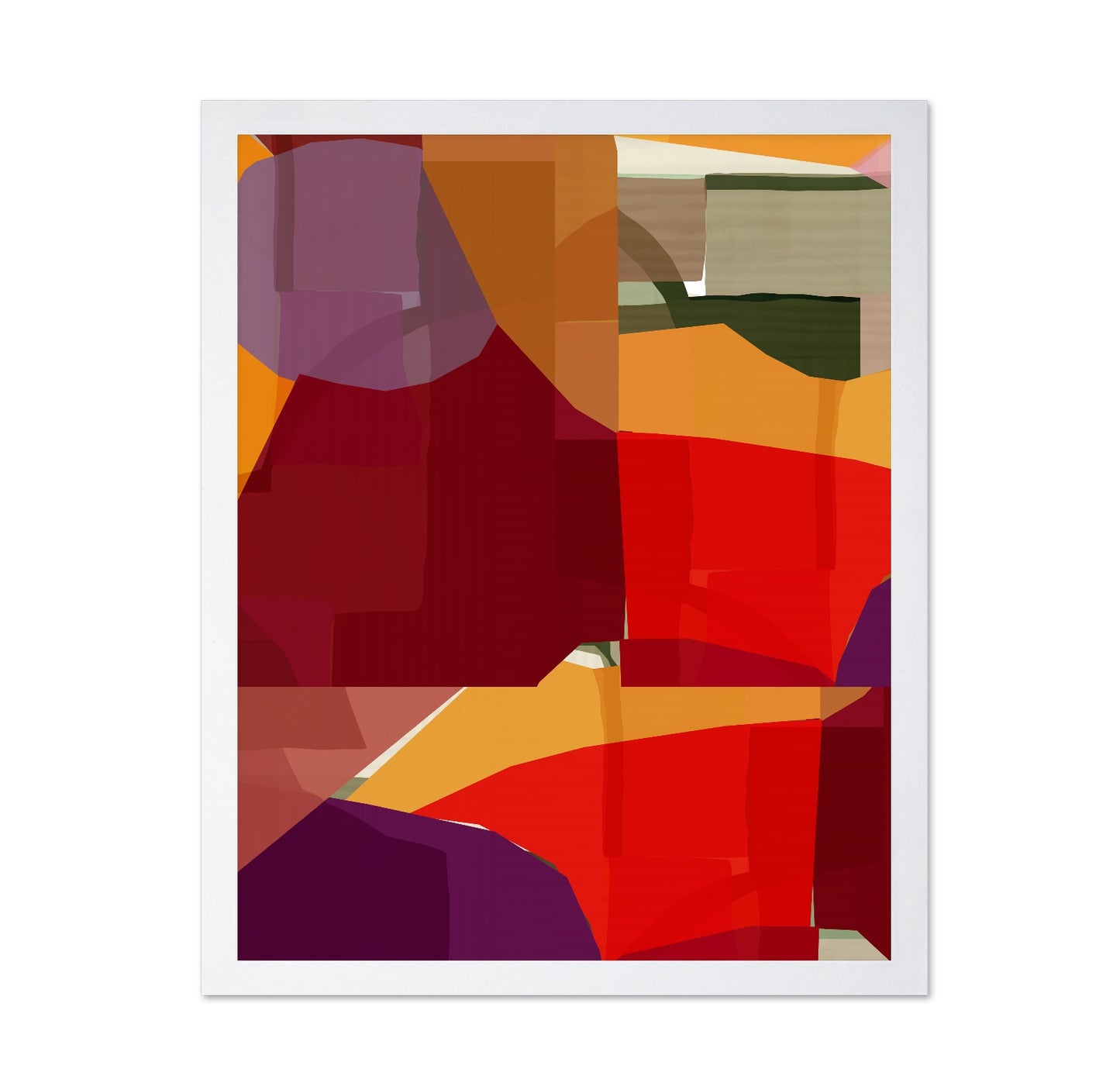 Bold Abstract Layers No2