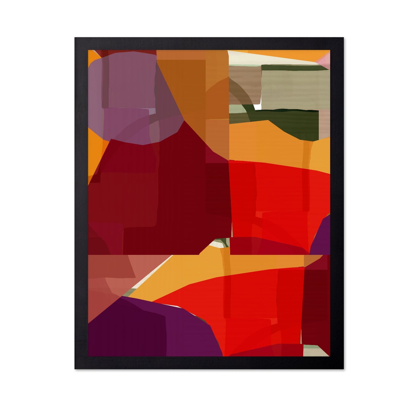Bold Abstract Layers No2