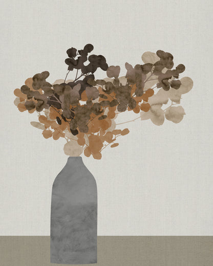 Neutral Floral Vase