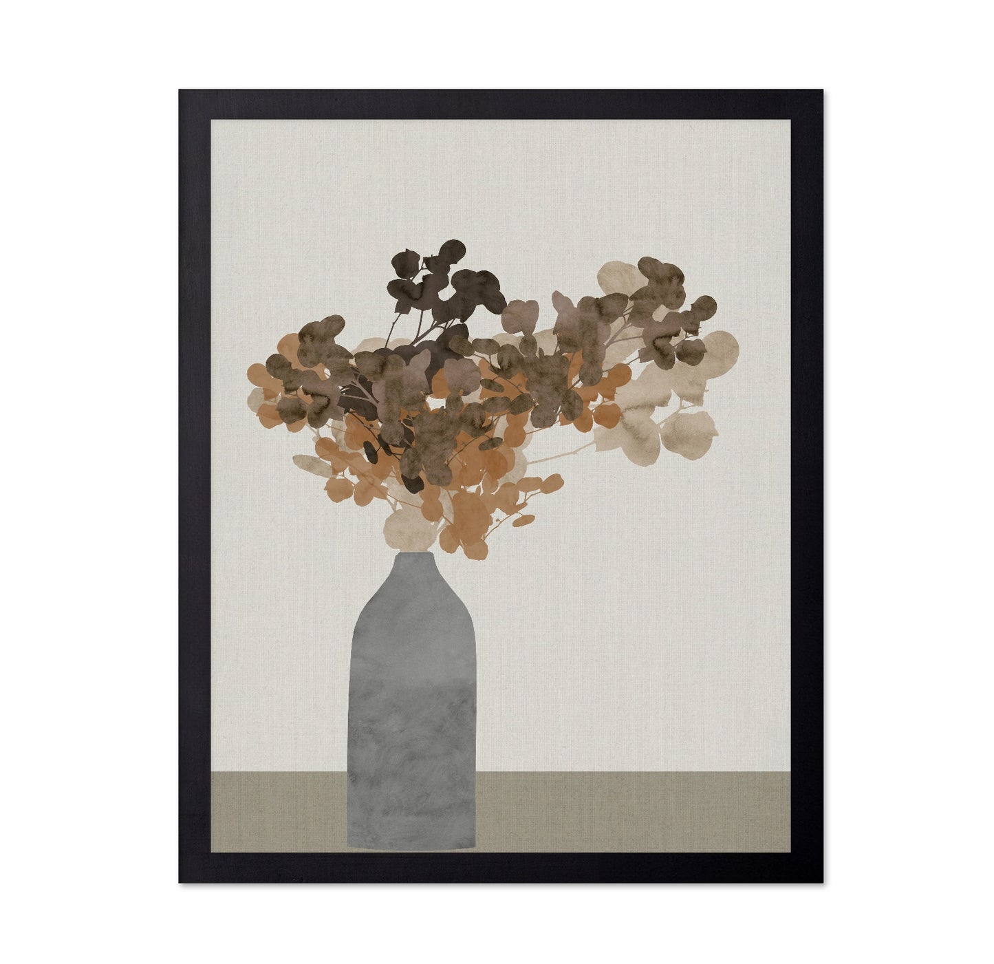 Neutral Floral Vase