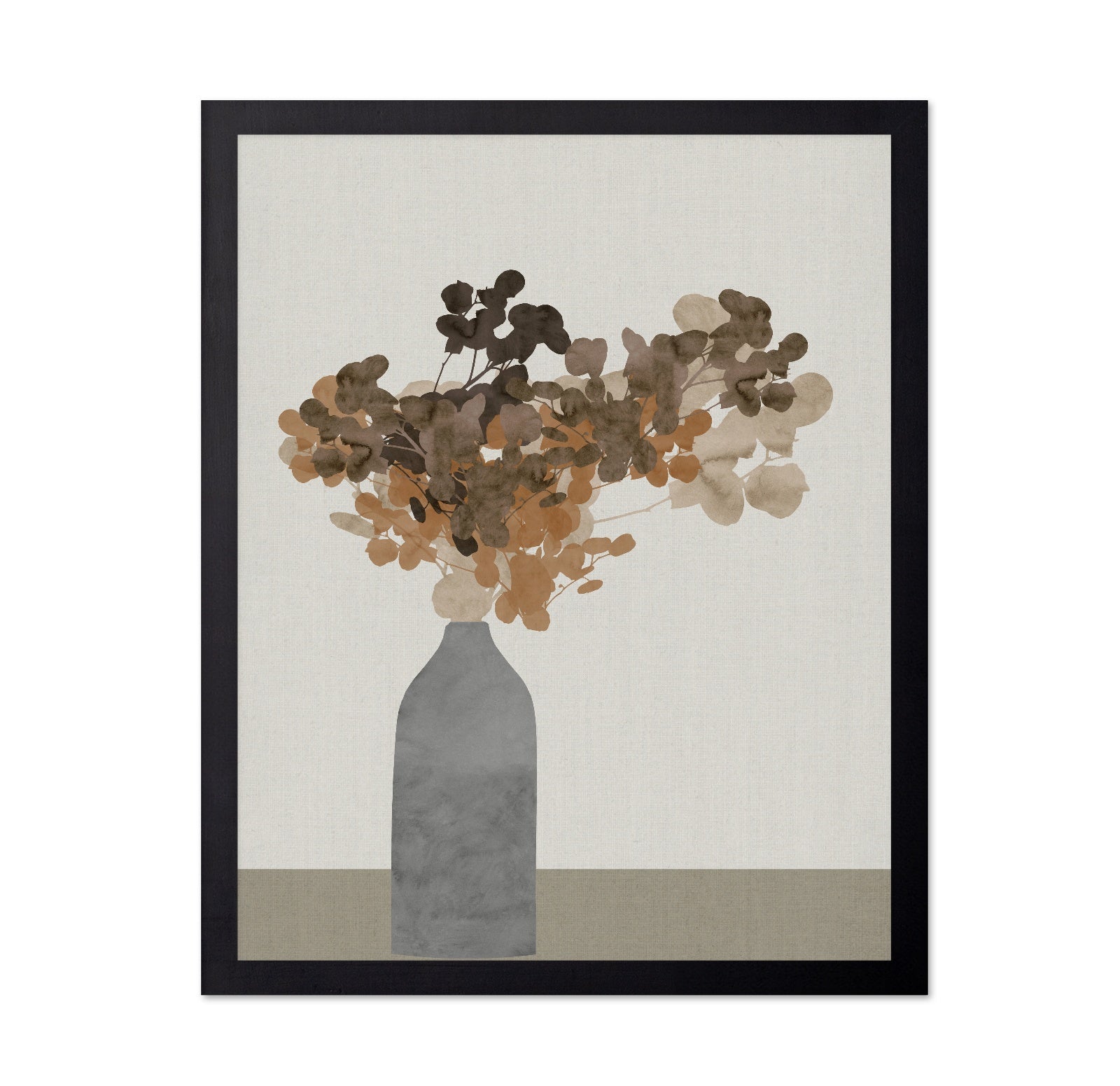 Neutral Floral Vase