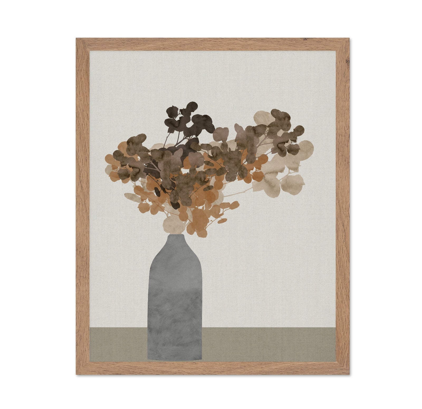 Neutral Floral Vase