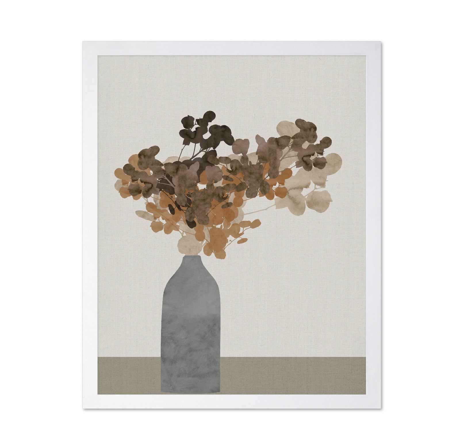Neutral Floral Vase