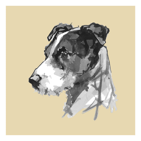 Watercolor Dog Portrait