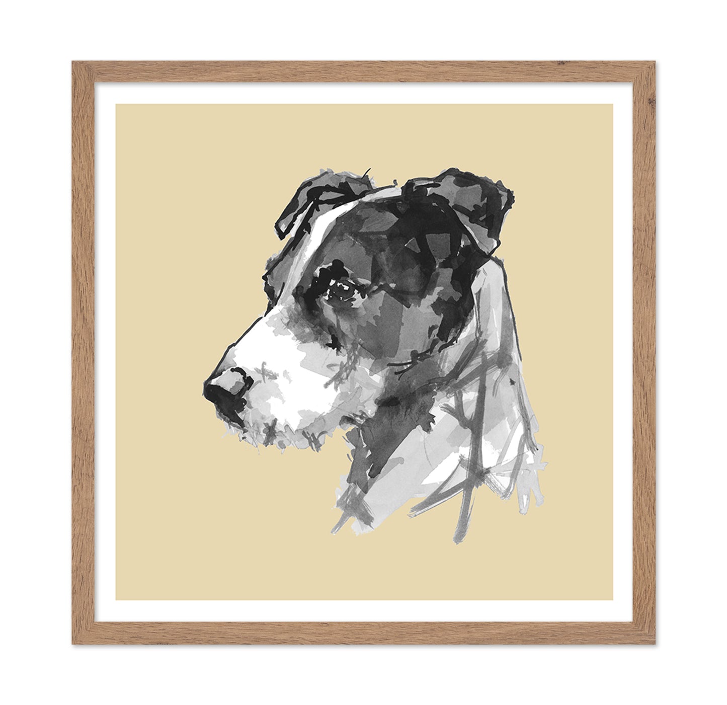 Watercolor Dog Portrait