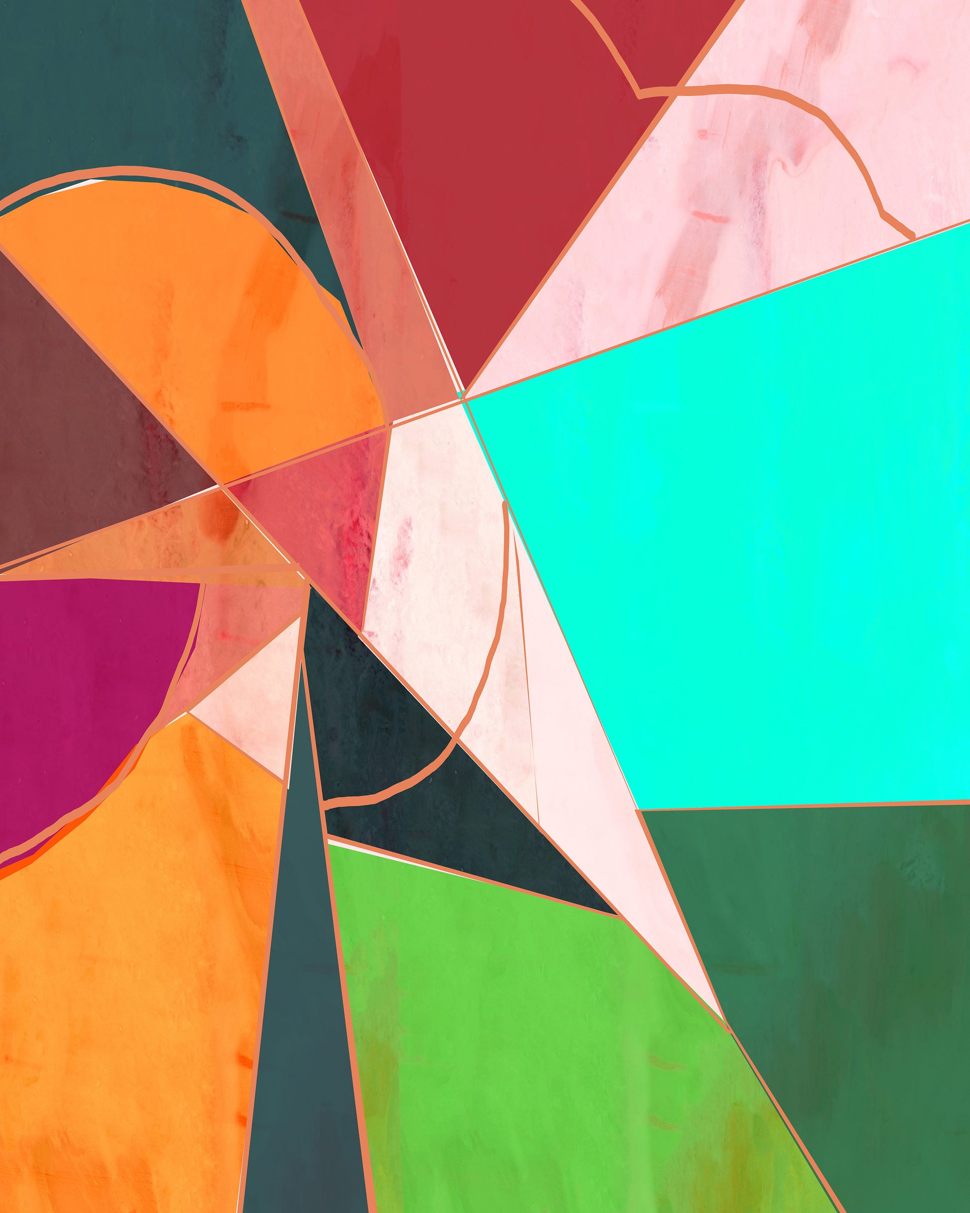 Color Geometry Burst