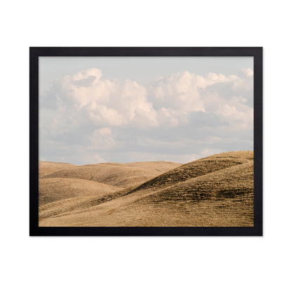 Rolling Hills Under Clouds