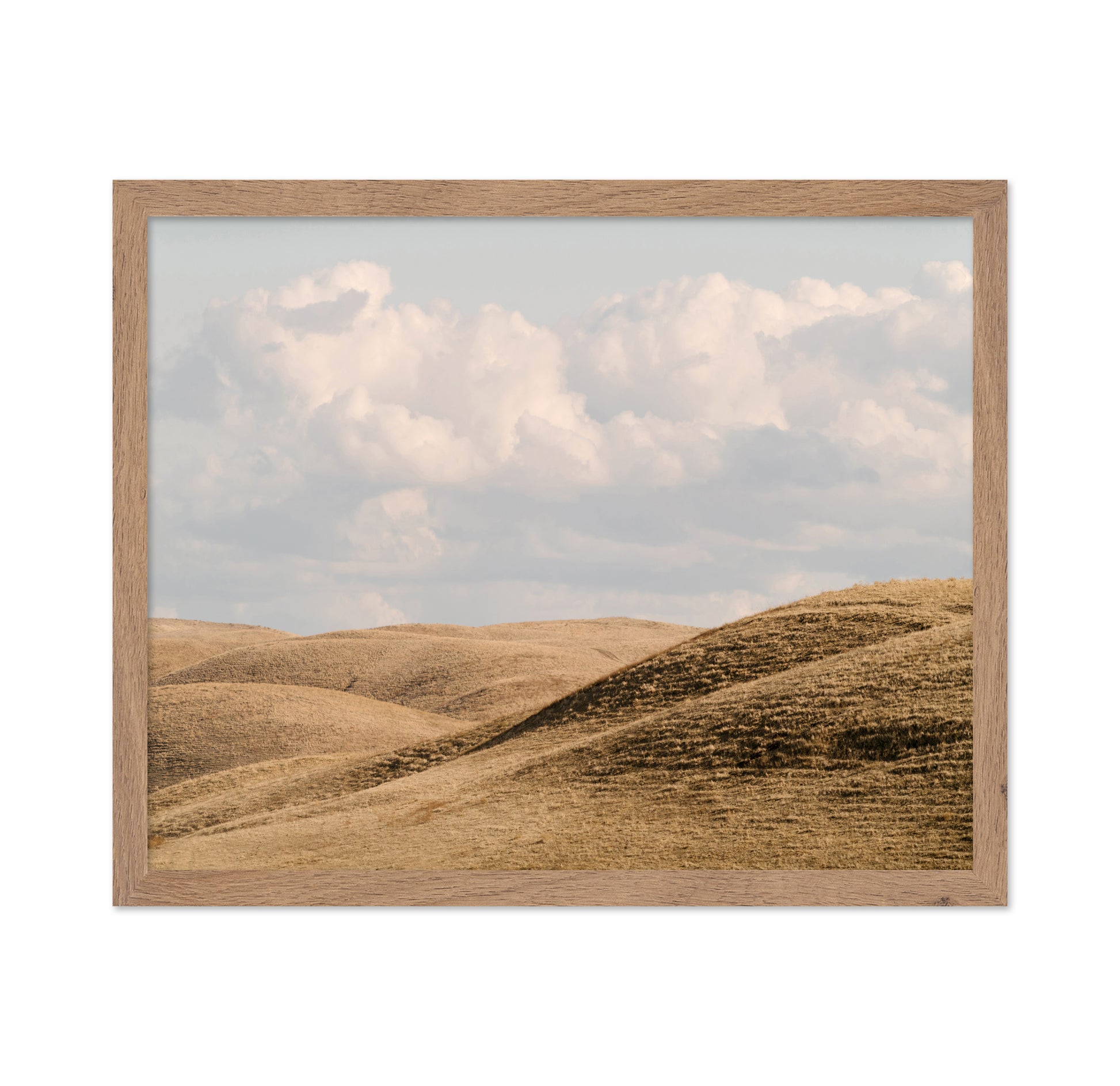 Rolling Hills Under Clouds