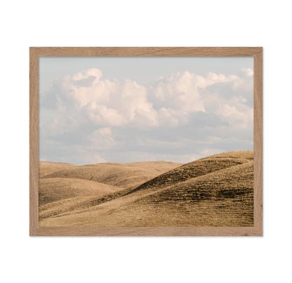 Rolling Hills Under Clouds