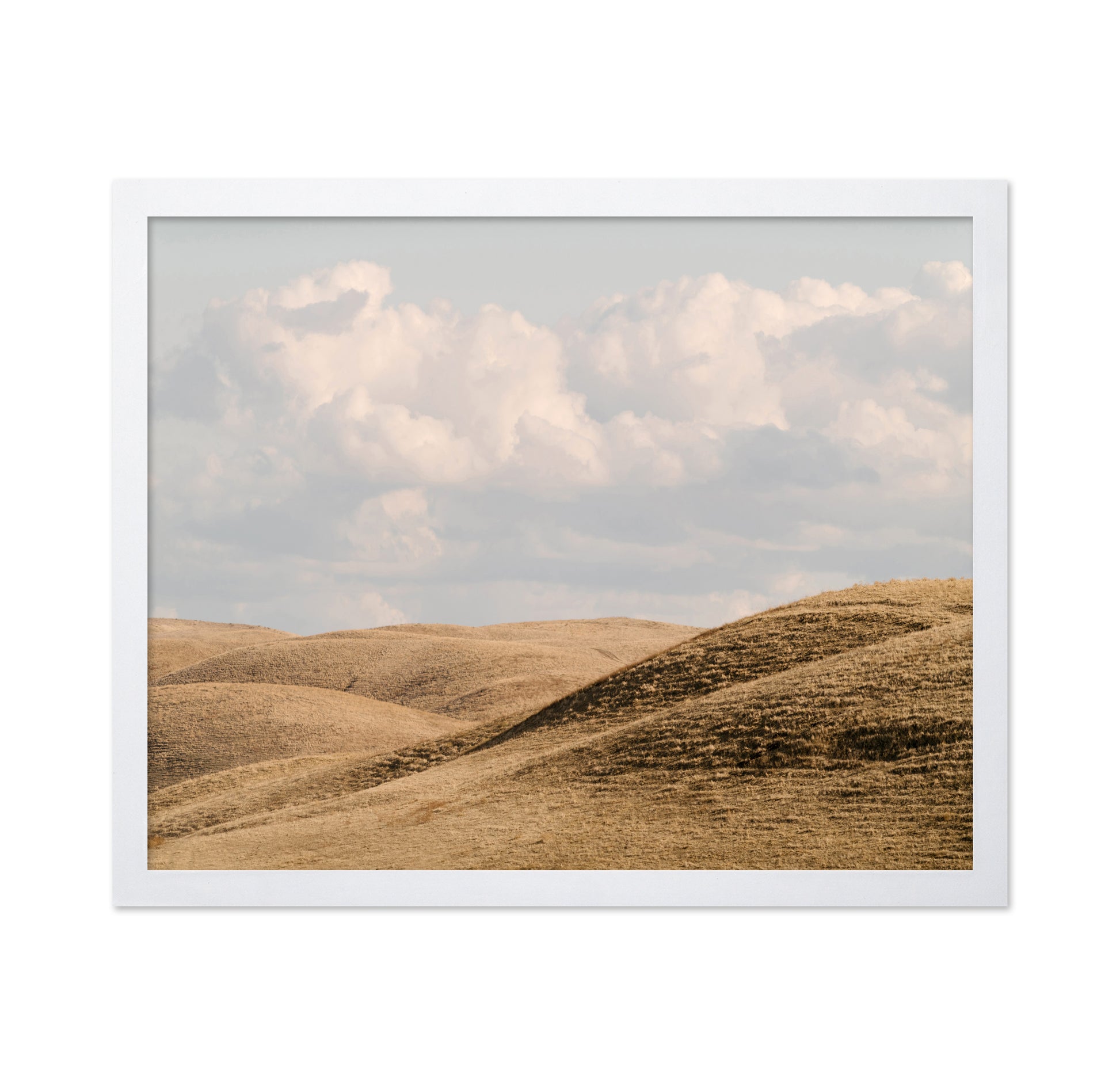 Rolling Hills Under Clouds