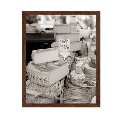 French Cheese Market Scene