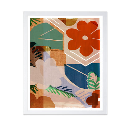 Tropical Abstract Floral Collage