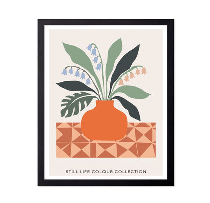 Modern Botanical Still Life Vase