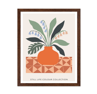Modern Botanical Still Life Vase
