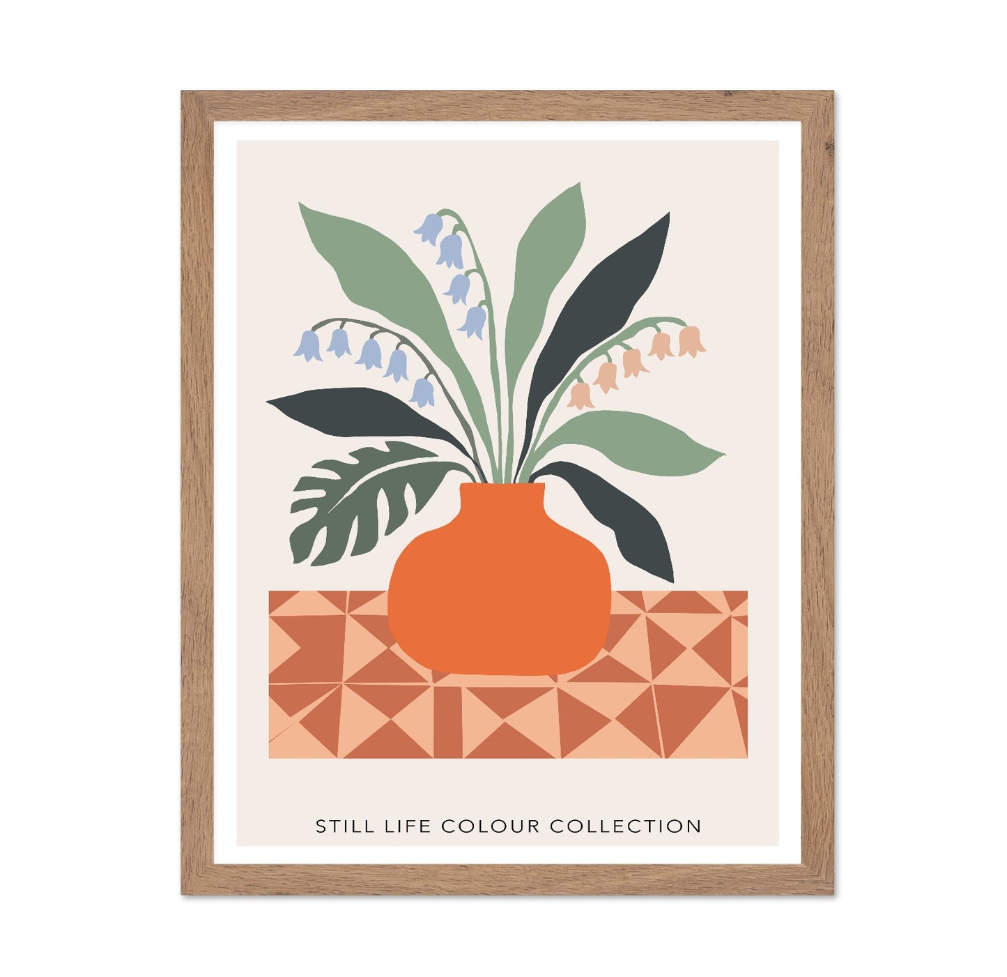 Modern Botanical Still Life Vase