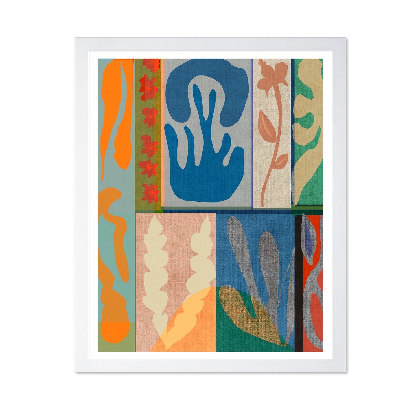 Abstract Botanical Patchwork