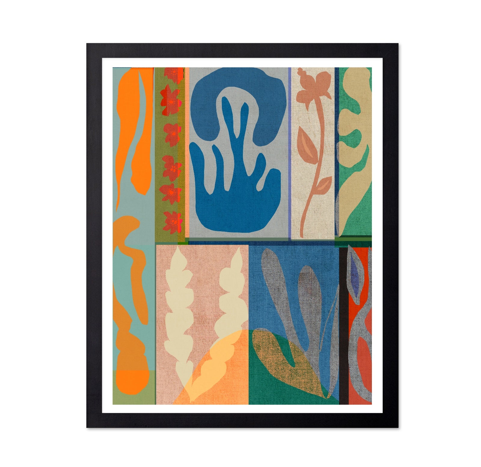 Abstract Botanical Patchwork