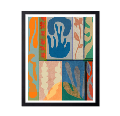 Abstract Botanical Patchwork