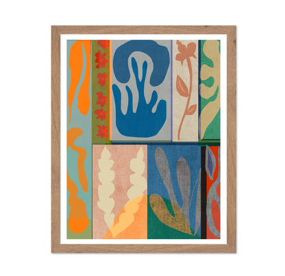 Abstract Botanical Patchwork
