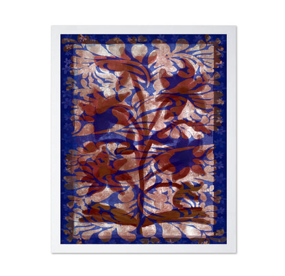 Indigo Vintage Floral Pattern