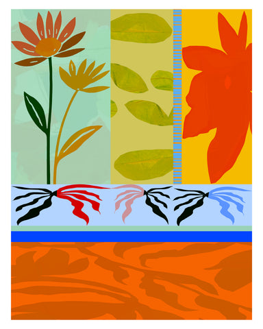 Modern Floral Panels