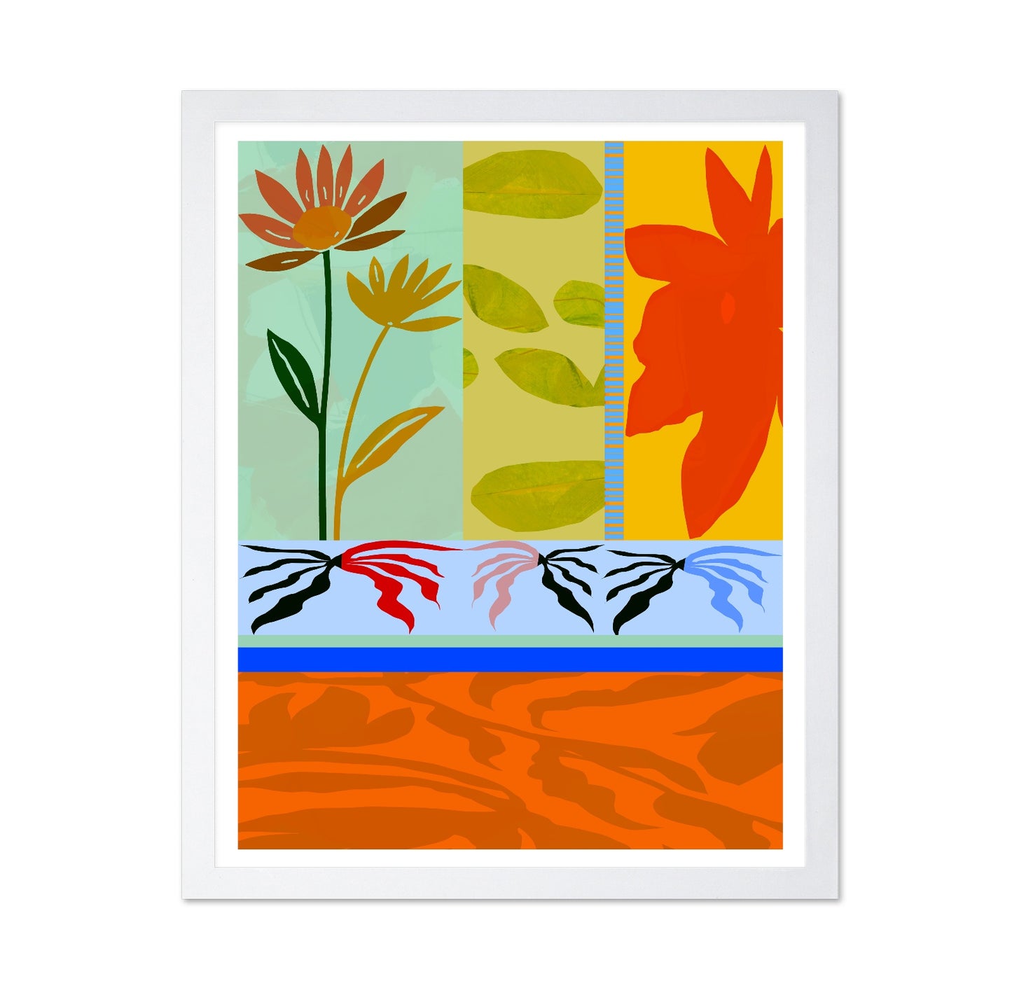 Modern Floral Panels