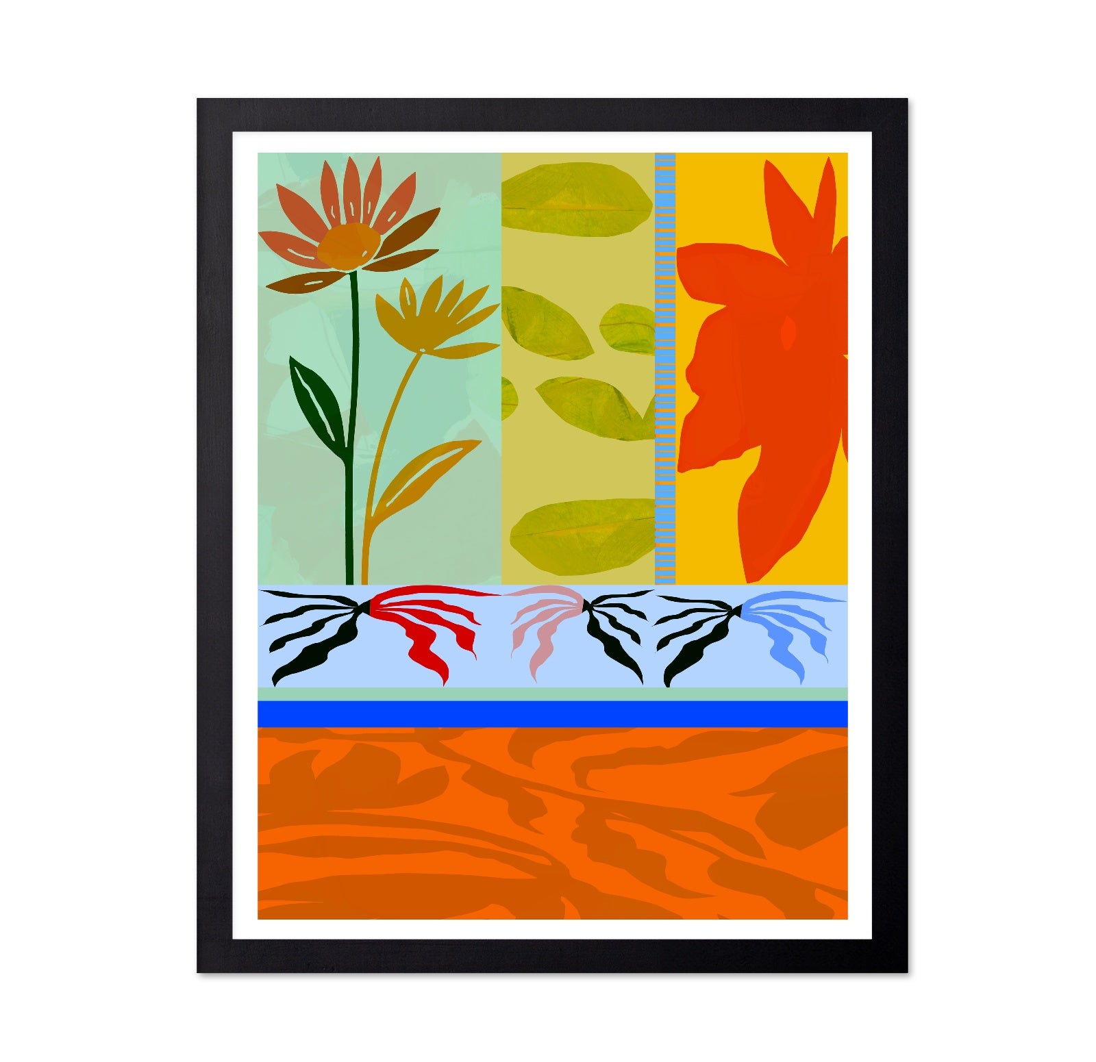 Modern Floral Panels