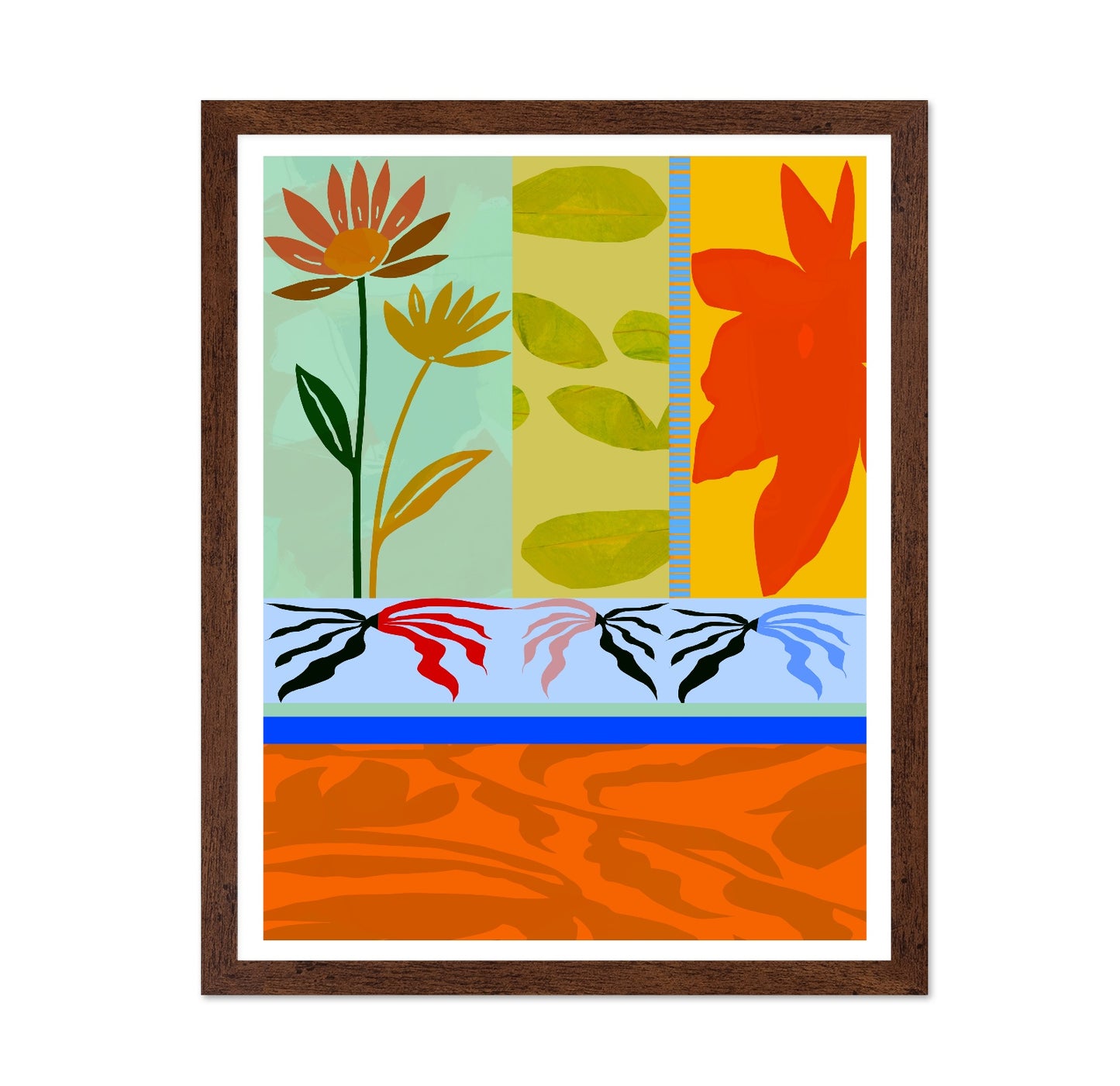 Modern Floral Panels