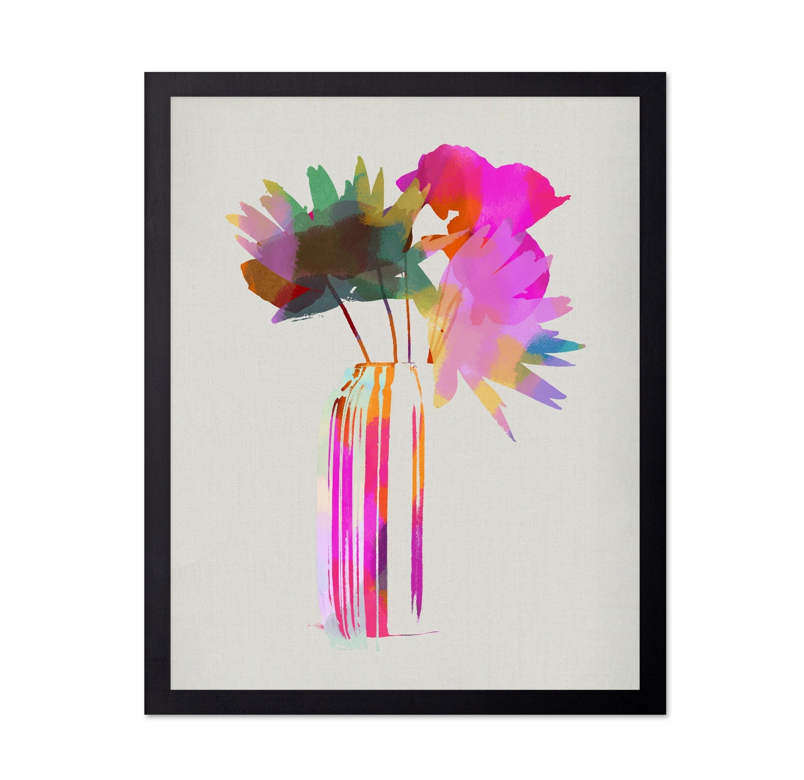 Color Splash Floral Vase