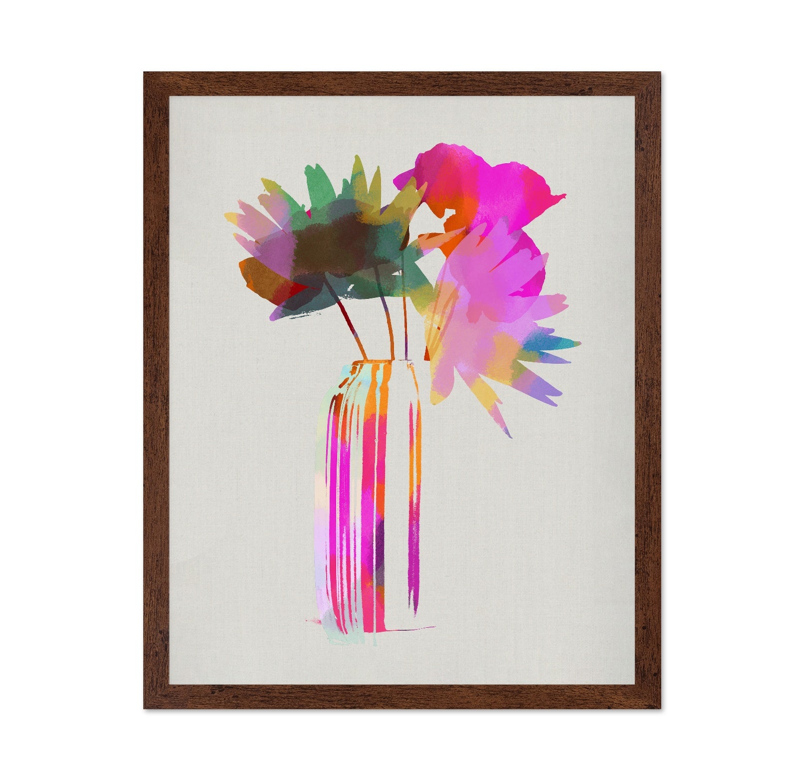 Color Splash Floral Vase