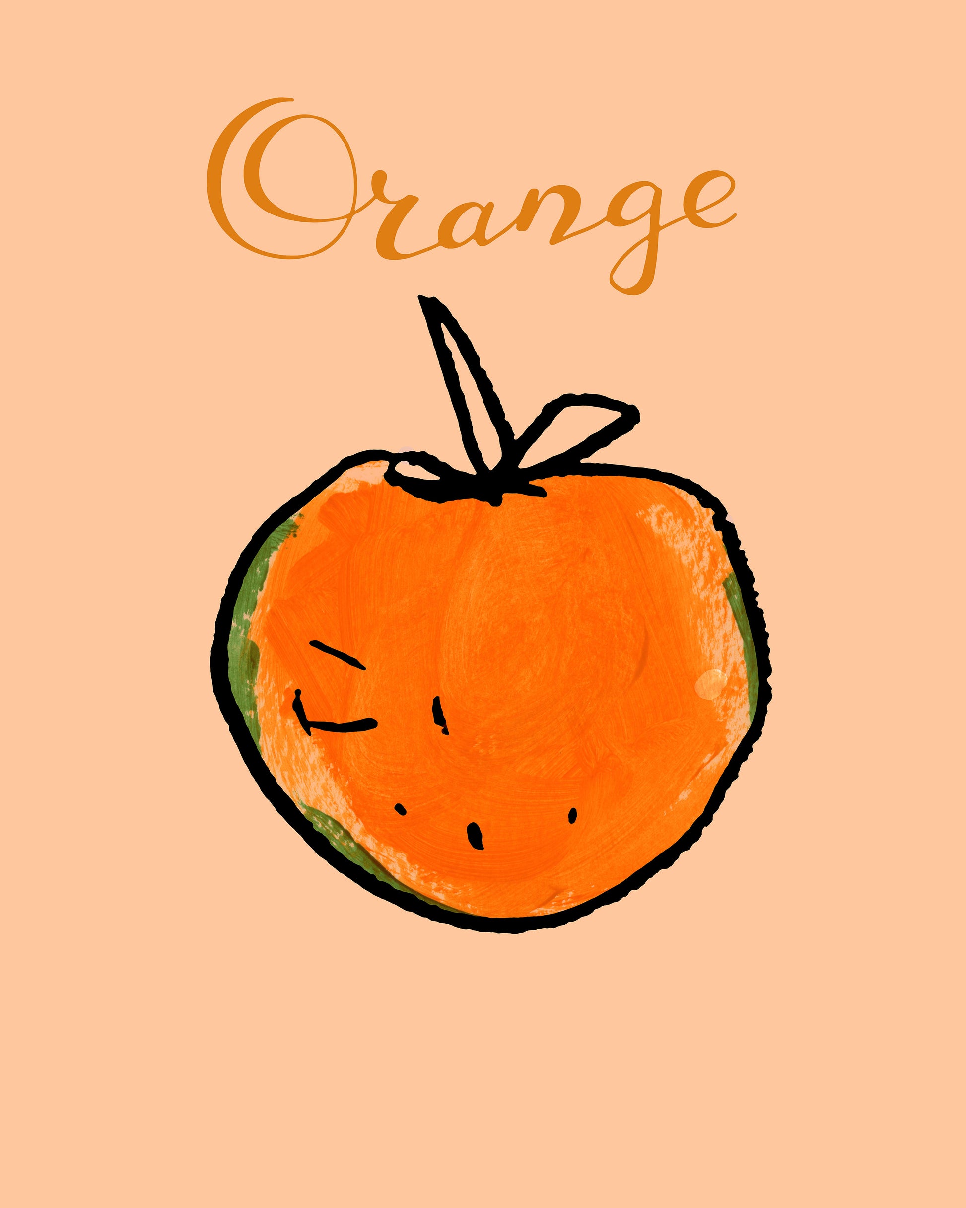 Minimal Orange Sketch